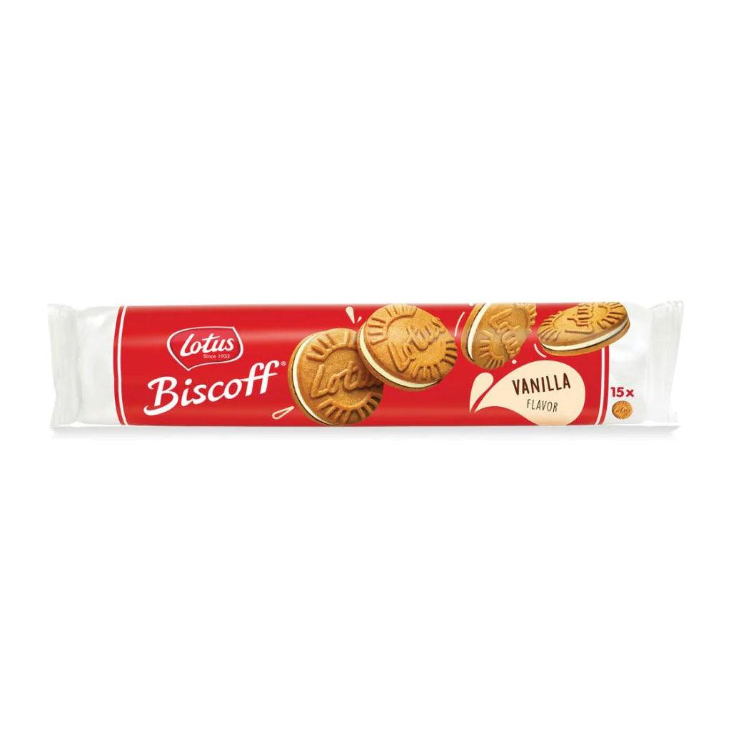 Lotus Biscuit Vanilla - Biscotti lotus ripieni di crema alla vaniglia 150 gr - Snackation