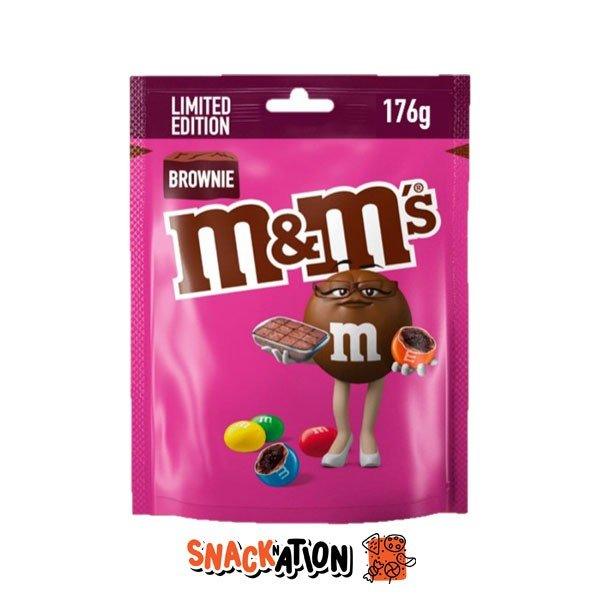 M&M's Brownie Pouch - Confetti di cioccolato ripieni di Brownie 176 gr - Snackation