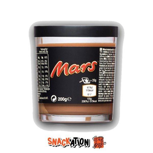 Mars Spread - Crema Spalmabile con pezzetti di Mars 200 gr - Snackation