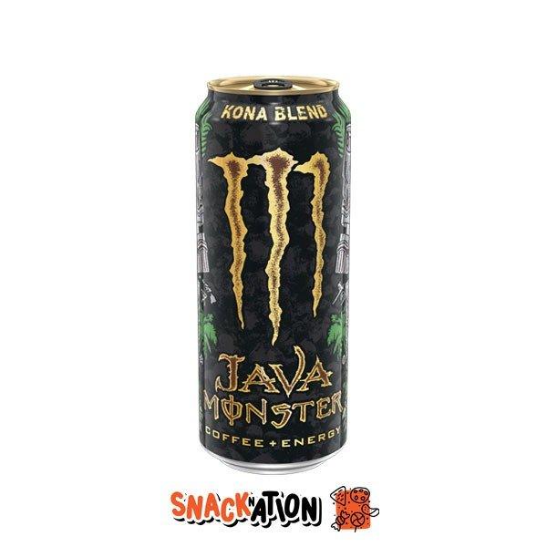 MONSTER ENERGY Java Kona Blend - Bevanda Energetica al gusto di panna e caffè Kona 473 ml - Snackation