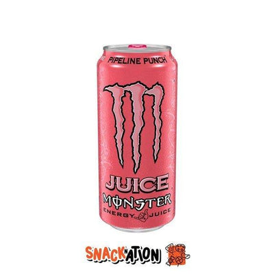 MONSTER ENERGY Pipeline Punch - Bevanda Energetica al gusto di guava, arancia e frutto della passione 500 ml - Snackation