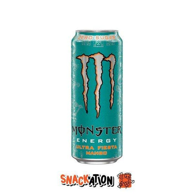MONSTER ENERGY Ultra Fiesta Mango - Bevanda Energetica al gusto di mango 500 ml - Snackation