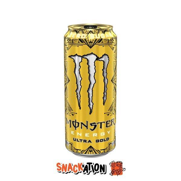 MONSTER ENERGY ULTRA GOLD - Bevanda Energetica all'ananas 500 ml - Snackation
