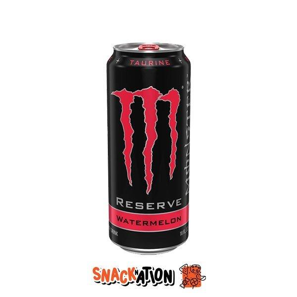 MONSTER ENERGY USA Reserve Watermelon - Bevanda Energetica al gusto d'anguria 473 ml - Snackation