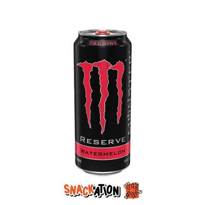 MONSTER ENERGY USA Reserve Watermelon - Bevanda Energetica al gusto d'anguria 473 ml - Snackation