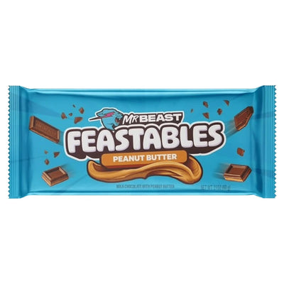 MrBeast Feastables Peanut Butter-cioccolato al latte cremoso con un cuore ricco di burro di arachidi .60gr
