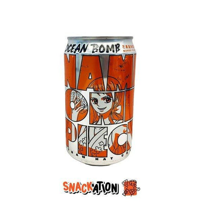 OCEAN BOMB One Piece Nami - Bevanda gassata al gusto mango 330 ml - Snackation