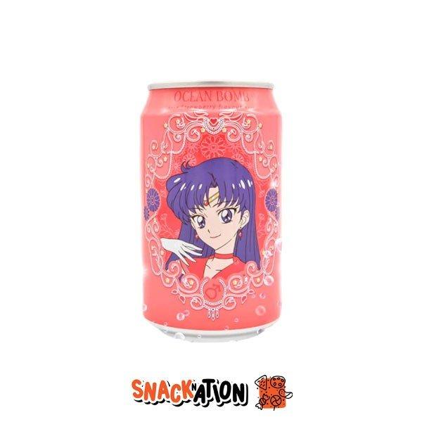 OCEAN BOMB Sailor Mars - Bevanda gassata al gusto fragola 330 ml - Snackation