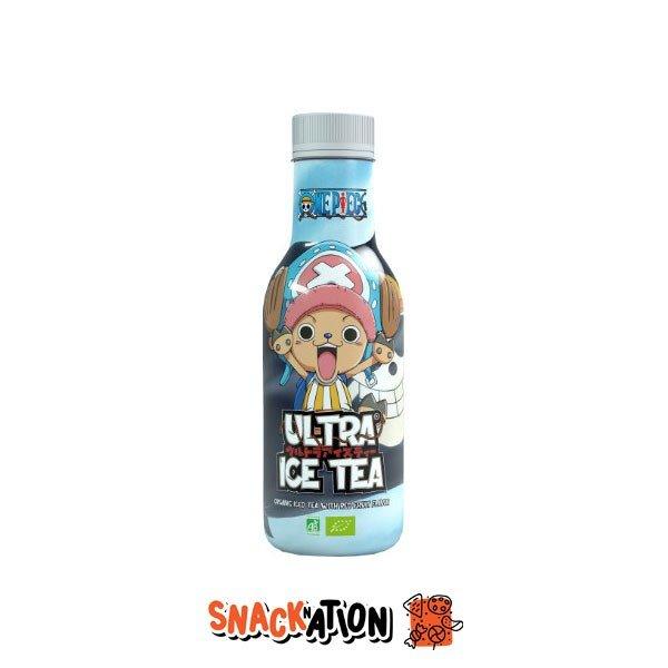 ONE PIECE ULTRA ICE TEA Chopper Organic Iced Tea with Red Fruit - Tè ai frutti rossi 500 ml - Snackation