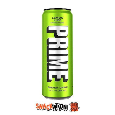 PRIME Lemon Lime - Bevanda Energetica al gusto limone e lime 355 ml - Snackation