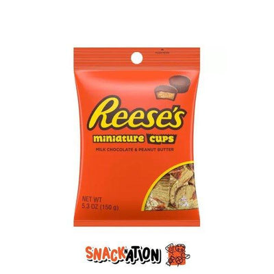 REESE'S Miniature Cup - Mini coppette di cioccolato al latte ripiena di burro d'arachidi 150 gr - Snackation