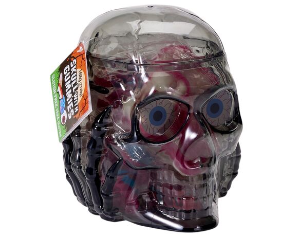 Secchiello Teschio Halloween con Caramelle Morbide (168g)