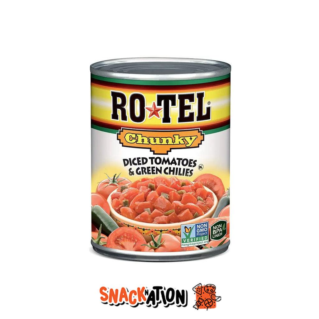 Rotel Original Chili Tomatoe - Pomodori, Peperoncini e spezie per creare salsa chili 283 g - Snackation