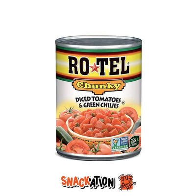 Rotel Original Chili Tomatoe - Pomodori, Peperoncini e spezie per creare salsa chili 283 g - Snackation