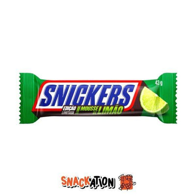 SNICKERS Lime - barretta snickers al gusto lime 42 gr - Snackation