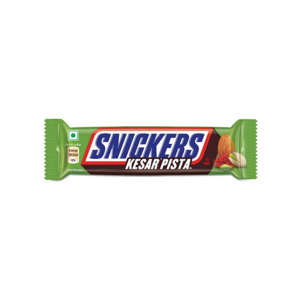 SNICKERS Pistacchio e Zafferano - barretta di coccolato con caramello, pistacchio e zafferano 40 gr - Snackation