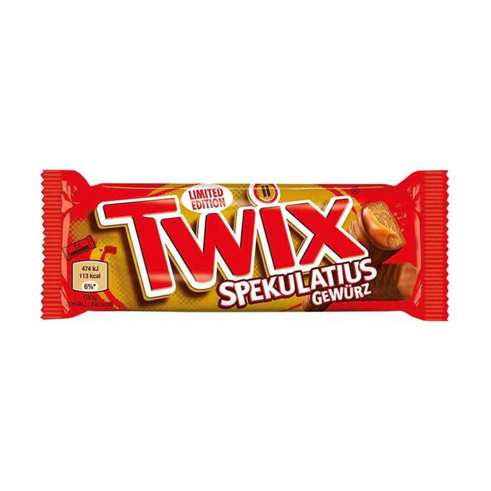 TWIX Spekulatius - Biscotto speziato ricoperto da caramello salato e cioccolato 46 gr - Snackation