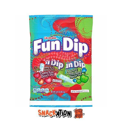 WONKA Fun Dip Candy - Caramelle alla frutta 12.1 gr - Snackation