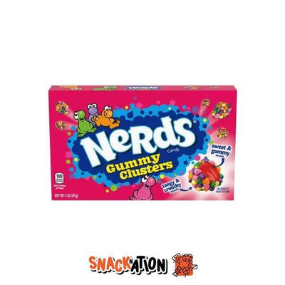 WONKA Nerds Gummy Cluster - Caramelle alla frutta 85 gr - Snackation
