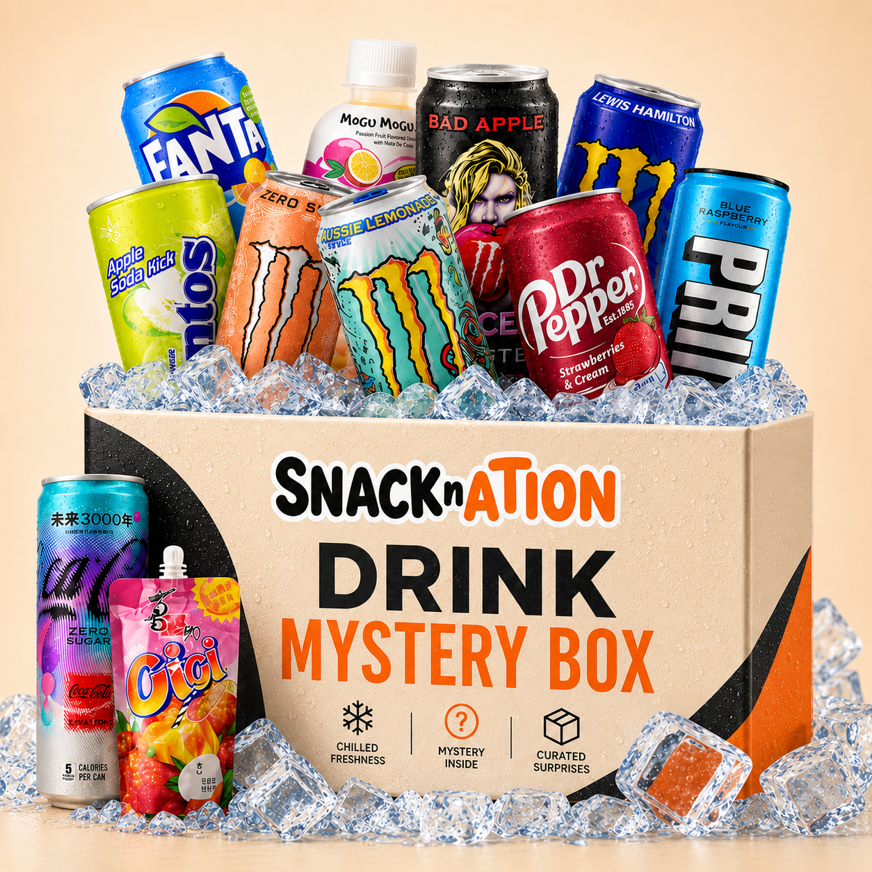 DRINK MISTERY BOX GRANDE - Mistery box da minimo 20 bevande scelte da noi