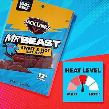 Jack Link's Mr Beast Beef Jerky Sweet & Hot 25g