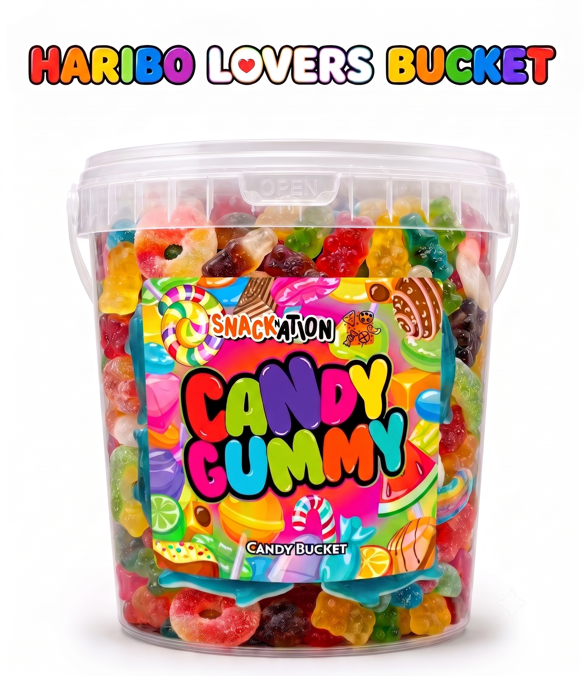 HARIBO Lovers Bucket - Secchiello Mix Haribo Assortito