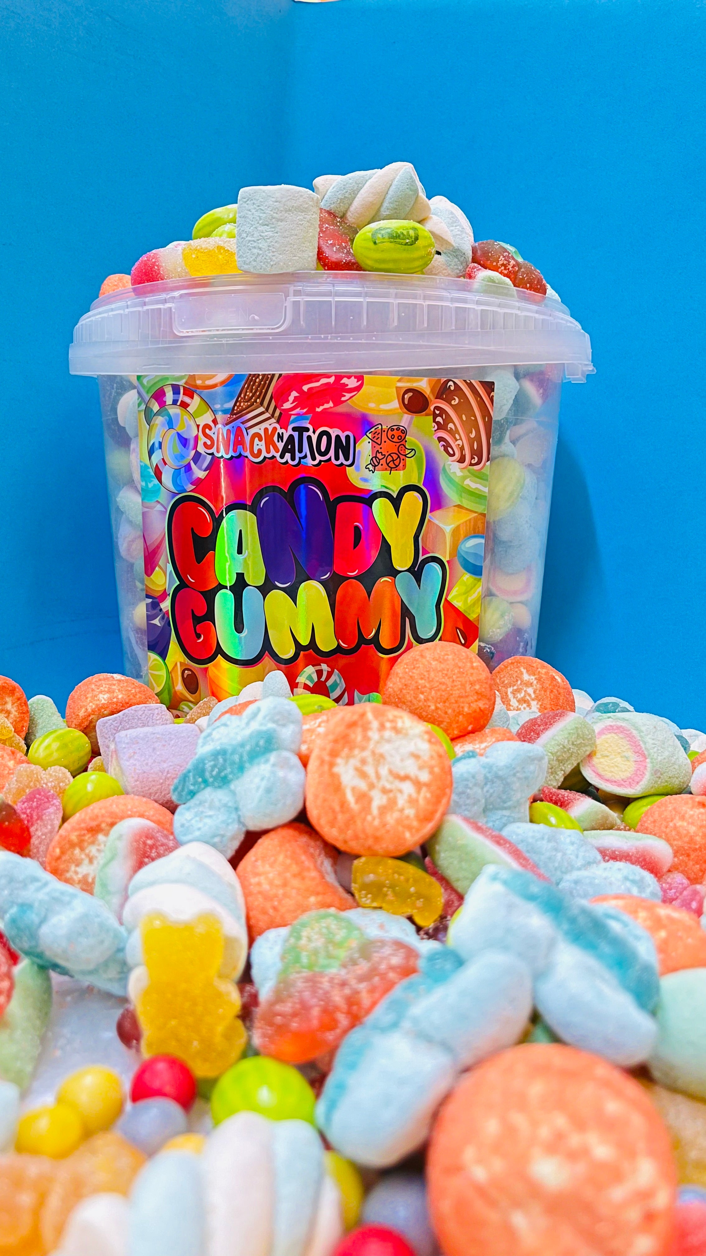 Candy Bucket SUPREAME – 4 Kg (Gommose & Marshmallow & Frizzanti & Bubble Gum )