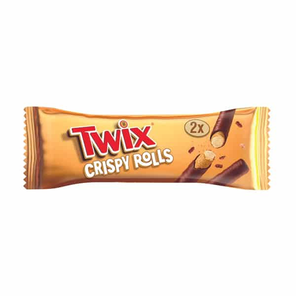 TWIX  Crispy Rolls - Croccante Delizia al Wafer da 22.5g
