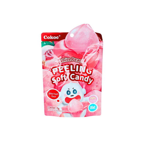 Cokoc – Caramelle che si sbucciano – Pesca Bianca 75g