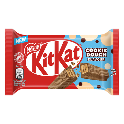 Kit Kat cookie dough-  In questa edizione dal gusto ispirato ai cookie dough 41,5g