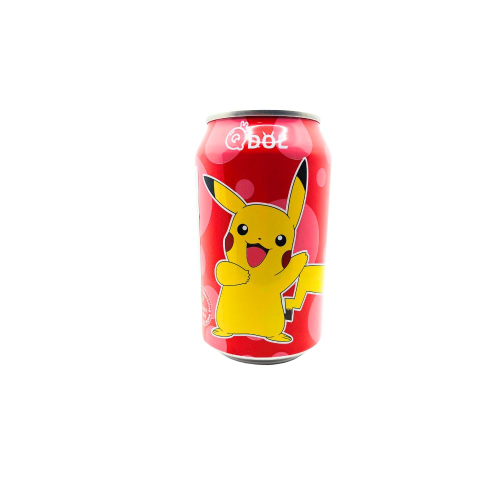 QDOL Pikachu - Bevanda Gassata al Gusto di Fragola 330 ml