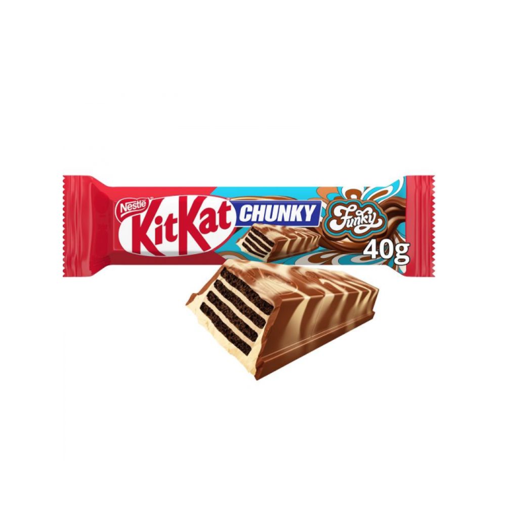 KitKat Chunky Funky 40 g – Barretta al Cioccolato con Wafer