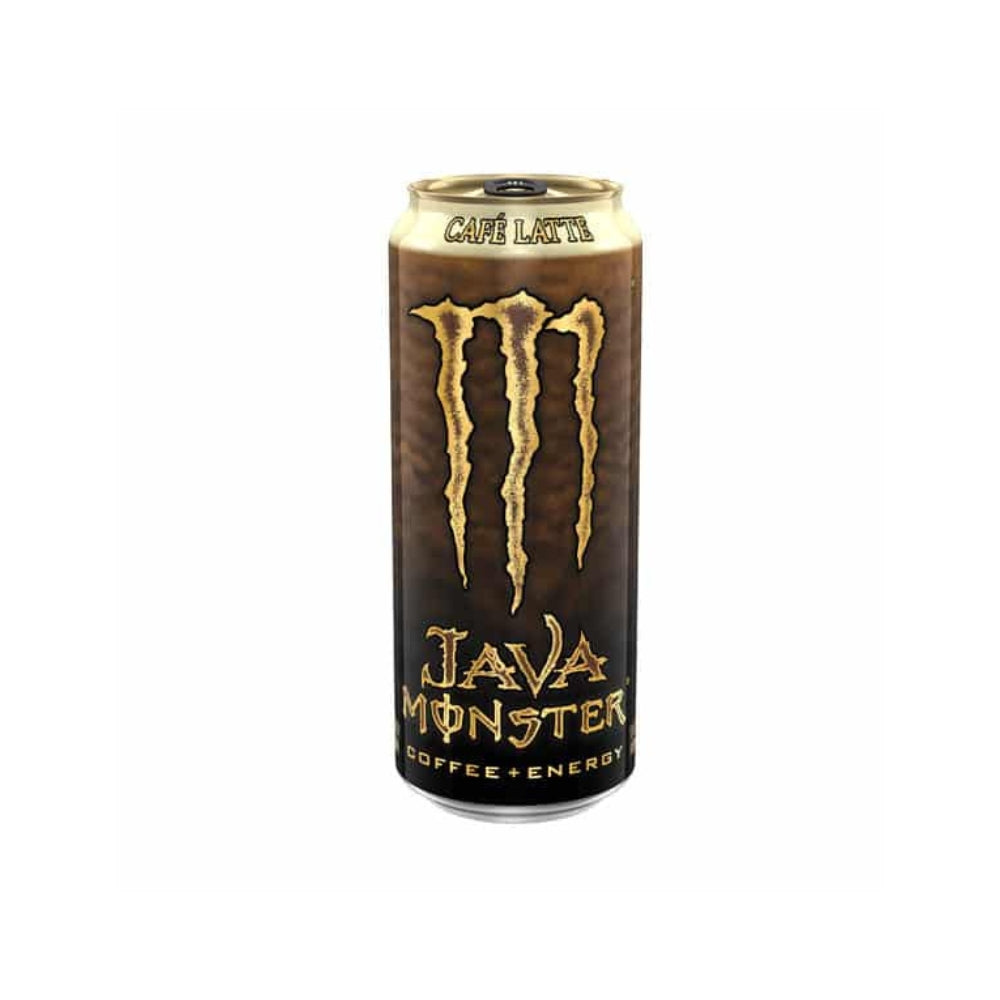 MONSTER  Energy Java Café Latte -Questa lattina combina il robusto sapore del caffè latte con la potente carica energetica (USA 443ml) leggermente ammaccato