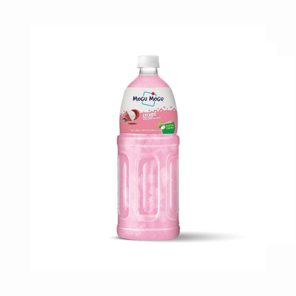 MOGU MOGU Bevanda Aromatizzata al Litchi con Nata de Coco 1L