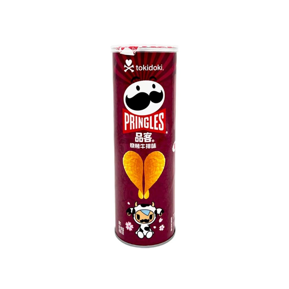 PRINGLES TOKIDOKI BBQ Steak – Patatine al gusto di Carne alla Brace 110g