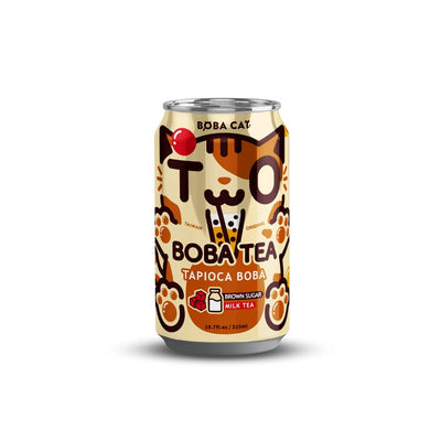 BOBA CAT BOBA TEA  tapioca boba zucchero di canna e latte 315ml