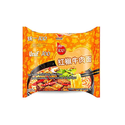 UNIF Instant Noodles Spicy Beef Flavour  – Noodle istantanei gusto manzo piccante 110 gr