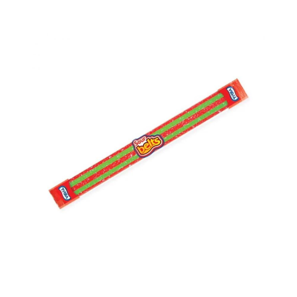 VIDAL WATERMELON SOUR BELT - CARAMELLA LUNGA AL GUSTO ANGURIA 11 gr
