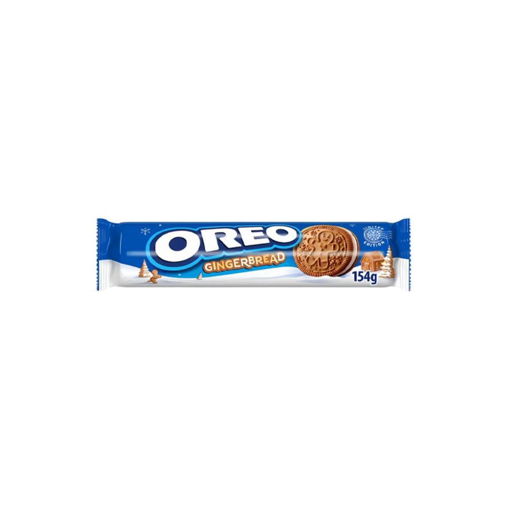 OREO Gingerbread Edizione Limitata biscotti croccanti al pan di zenzero 154 g