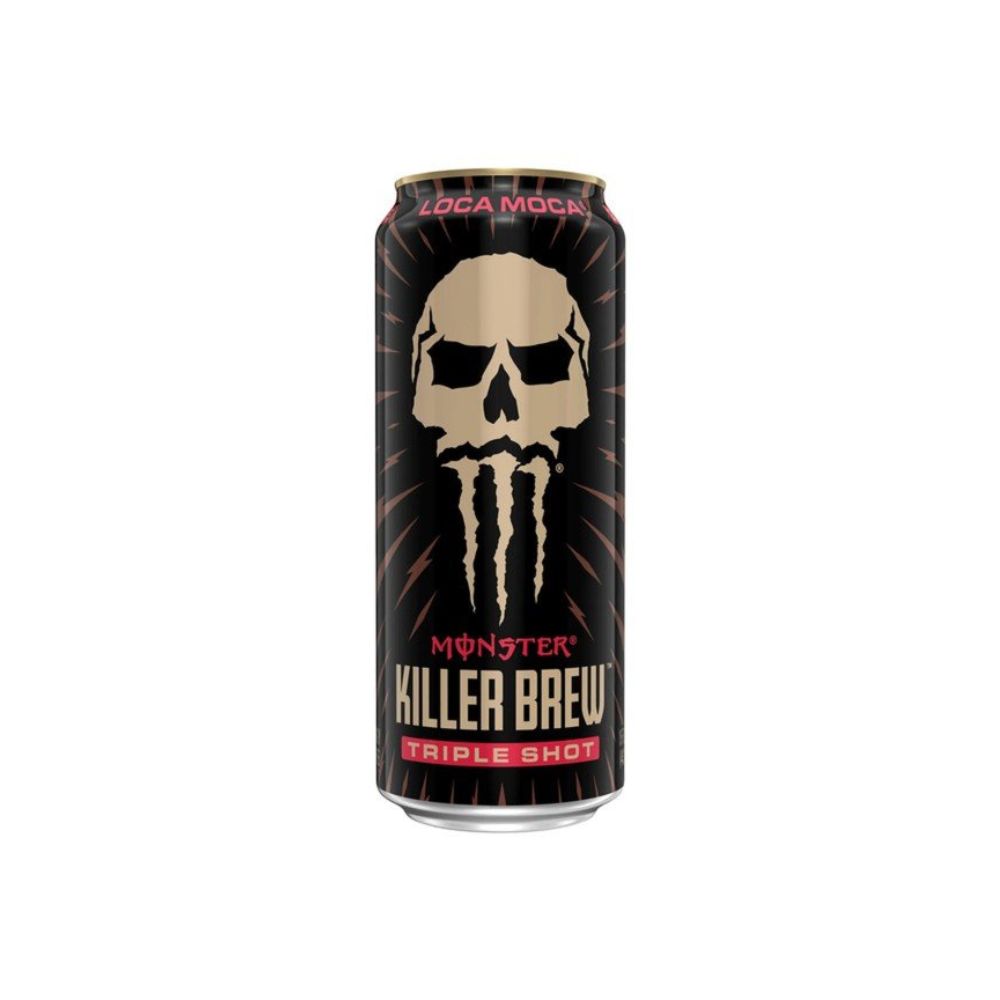 MONSTER killer Brew Loca Moca  USA - Il gusto è rotondo, vellutato, con una dolcezza equilibrata che non copre l’anima decisa del caffè 443ml