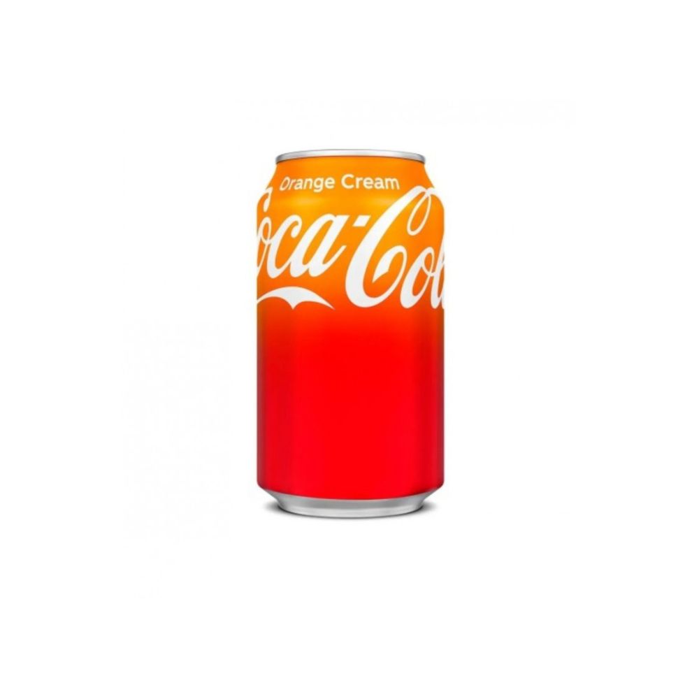 COCA COLA Orange Cream - la cola più amata al mondo incontra il gusto solare dell’arancia e la morbidezza vellutata di una crema alla vaniglia355 ml