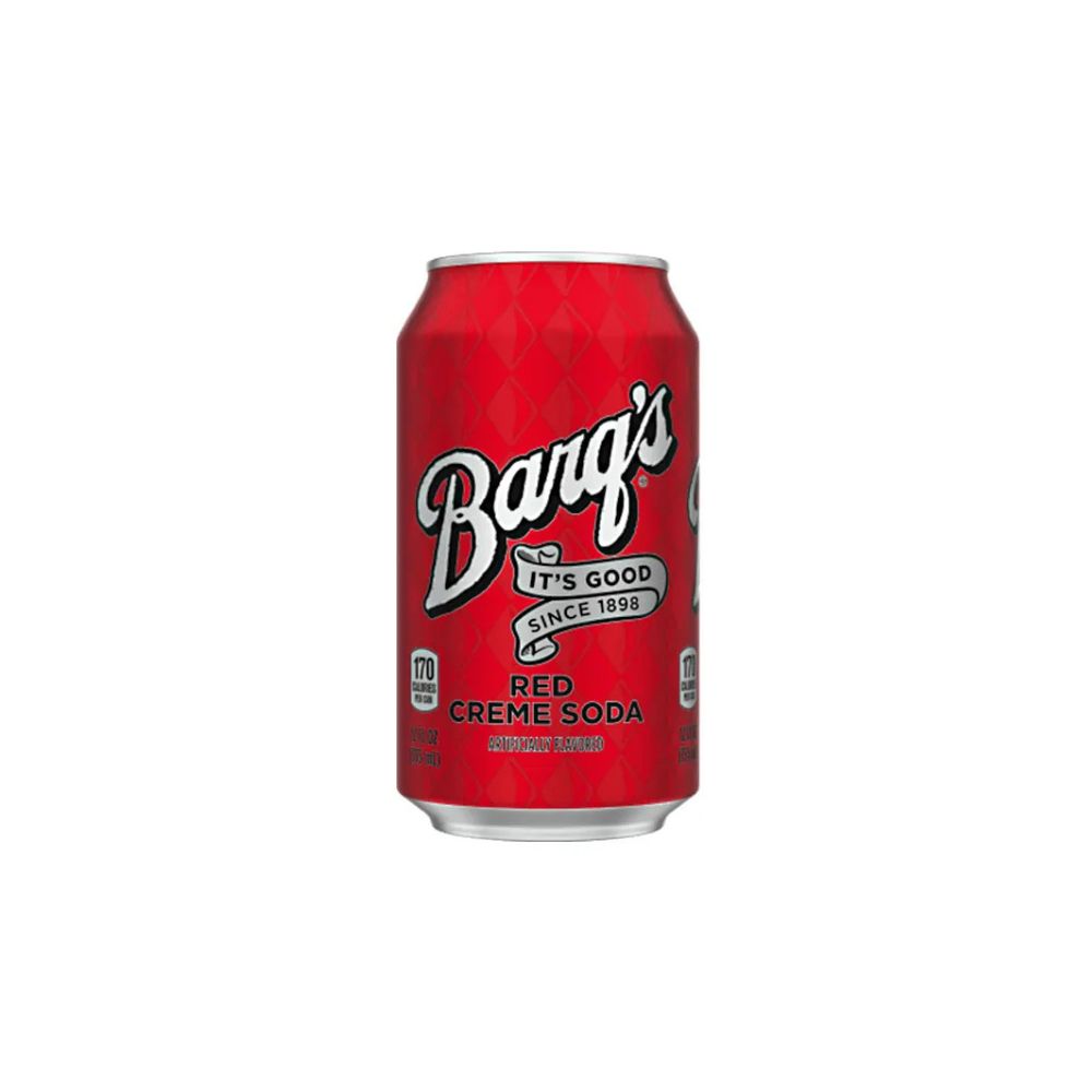 BARQ'S Red Creme soda Il primo sorso ti avvolge con note di vaniglia vellutata, seguite da una dolcezza fruttata che ricorda la ciliegia  355ml
