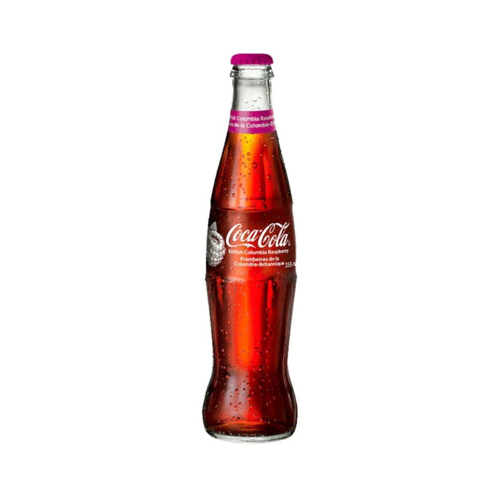 COCA COLA Columbia Raspberry, Bevanda al Gusto Lampone 355ml