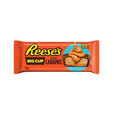 REESE'S CARAMEL BIG CUP- coppette ripiene di burro d'arachidi e caramello  79 G