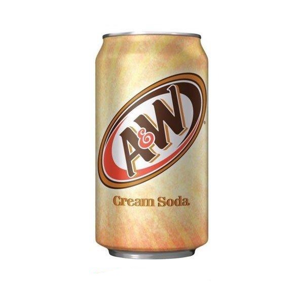 A&W USA Cream Soda - Bevanda gassata al gusto di Panna e Soda 355 ml - Snackation