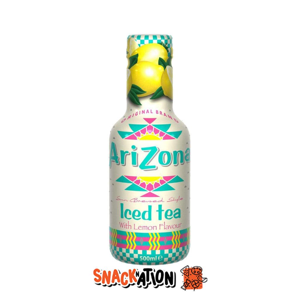 ARIZONA Iced Tea with Lemon Flavours - Tè al gusto di limone 500 ml - Snackation