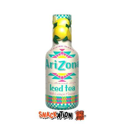 ARIZONA Iced Tea with Lemon Flavours - Tè al gusto di limone 500 ml - Snackation