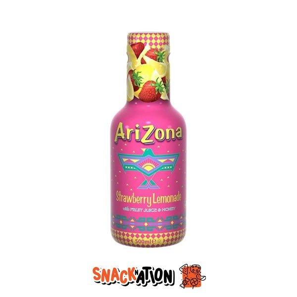 ARIZONA Strawberry Lemonade - Limonata alla fragola 500 ml - Snackation
