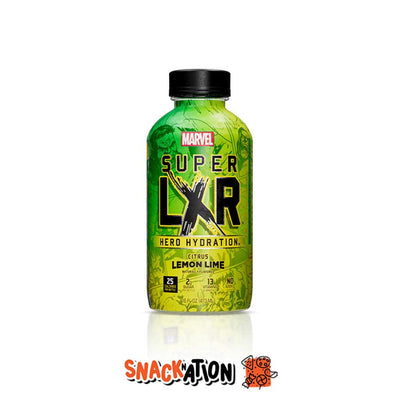 ARIZONA X MARVEL Super LXR Hero Hydration Citrus & Lemon Lime – Bevanda Idratante al gusto di Agrumi, Limone e Lime 473 ml - Snackation