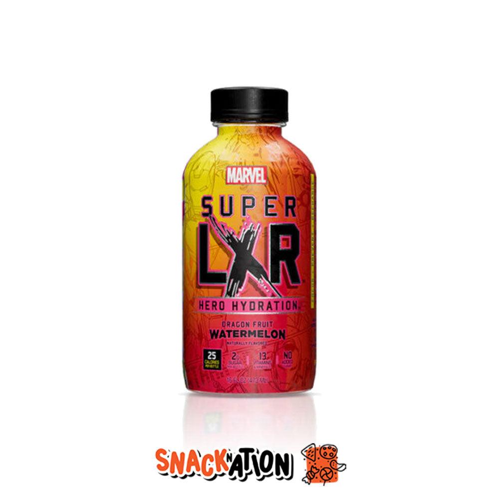 ARIZONA X MARVEL Super LXR Hero Hydration Dragon Fruit & Watermelon – Bevanda Idratante al gusto di Anguria e Frutto del Drago 473 ml - Snackation